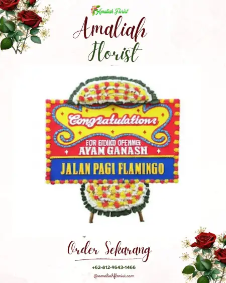 Sewa Papan Bunga Mundu